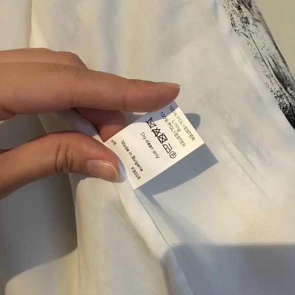 RIVER ISLAND Black & White Abstract Relaxed Blazer - Picture 7 of 7